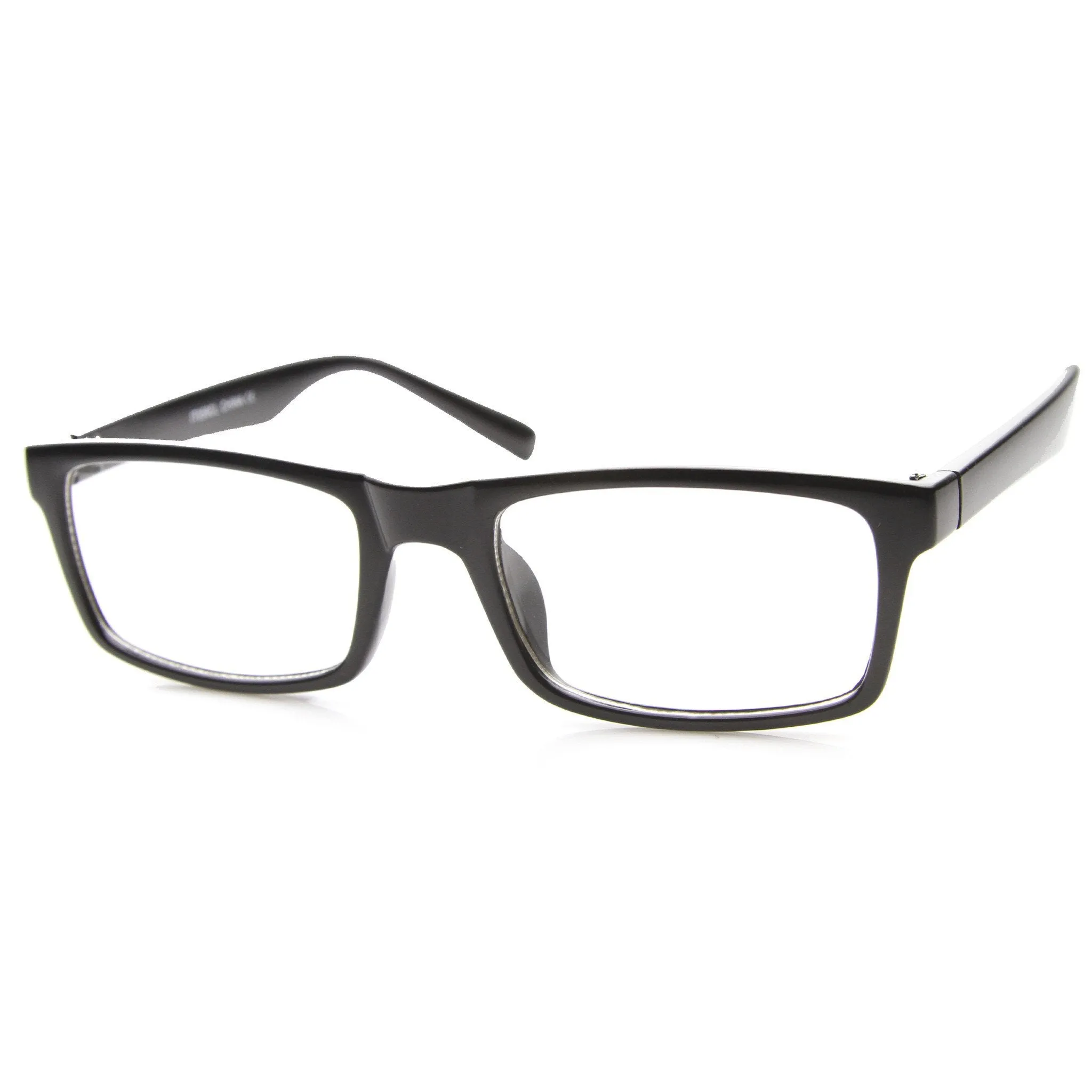 Dapper Rectangle RX Optical Clear Lens Glasses