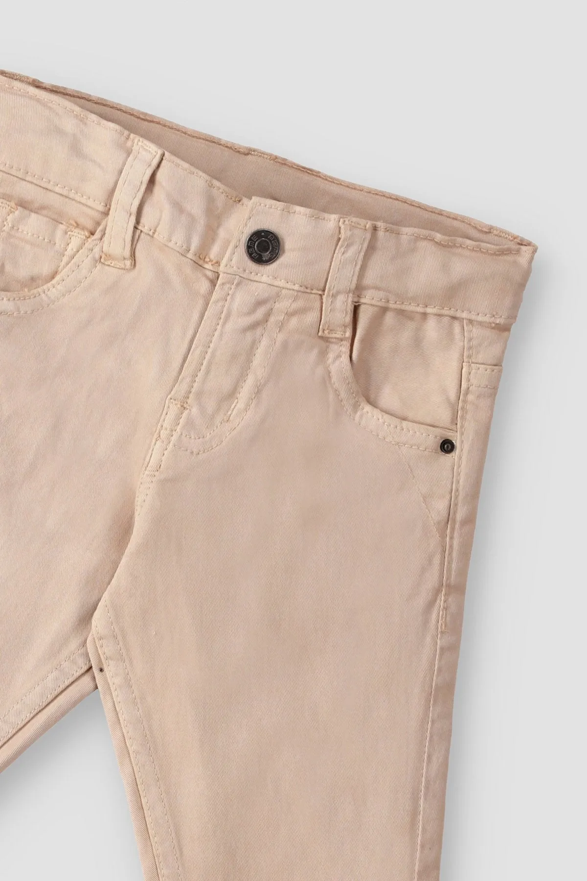 Denim Pant For Baby Boy - Camel