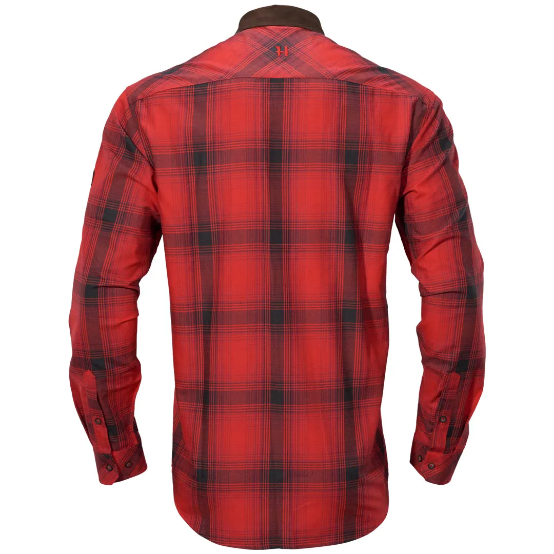 Driven Hunt Flannel Shirt - Red/Black Check by Harkila