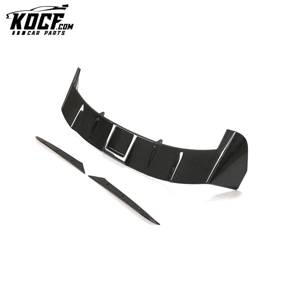 Dry Carbon Fiber Auto Parts RS6 Window Spoiler for Audi RS6 A6 C8 Avant Wagon 4-Door 2020- 2021