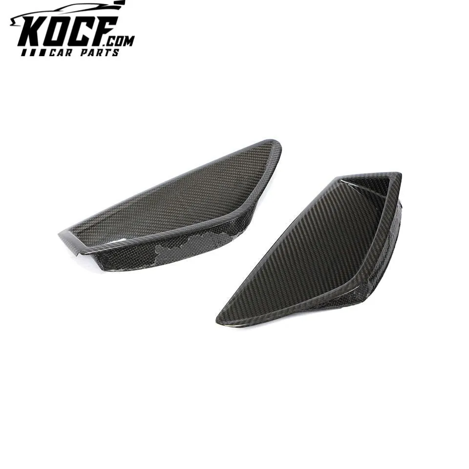 Dry Carbon Fiber RS6 Front Bumper Scoop for Audi RS6 A6 C8 Avant Wagon 4-Door 2019- 2021