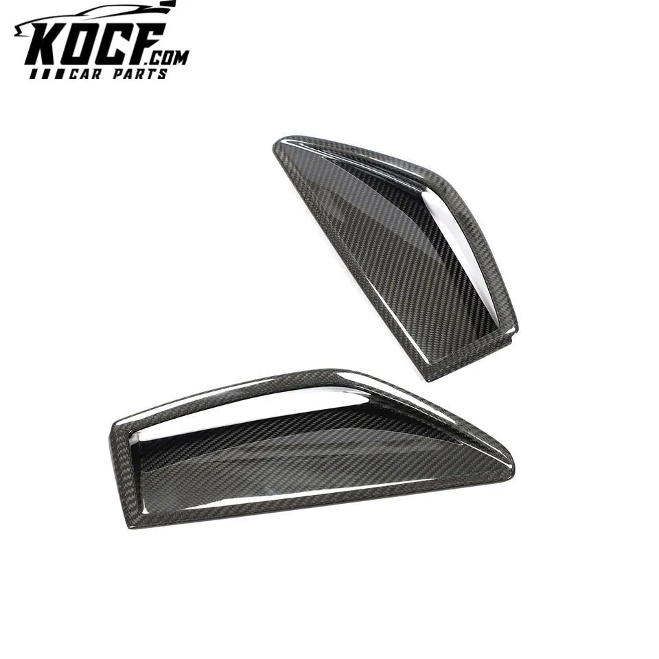 Dry Carbon Fiber RS6 Front Bumper Scoop for Audi RS6 A6 C8 Avant Wagon 4-Door 2019- 2021