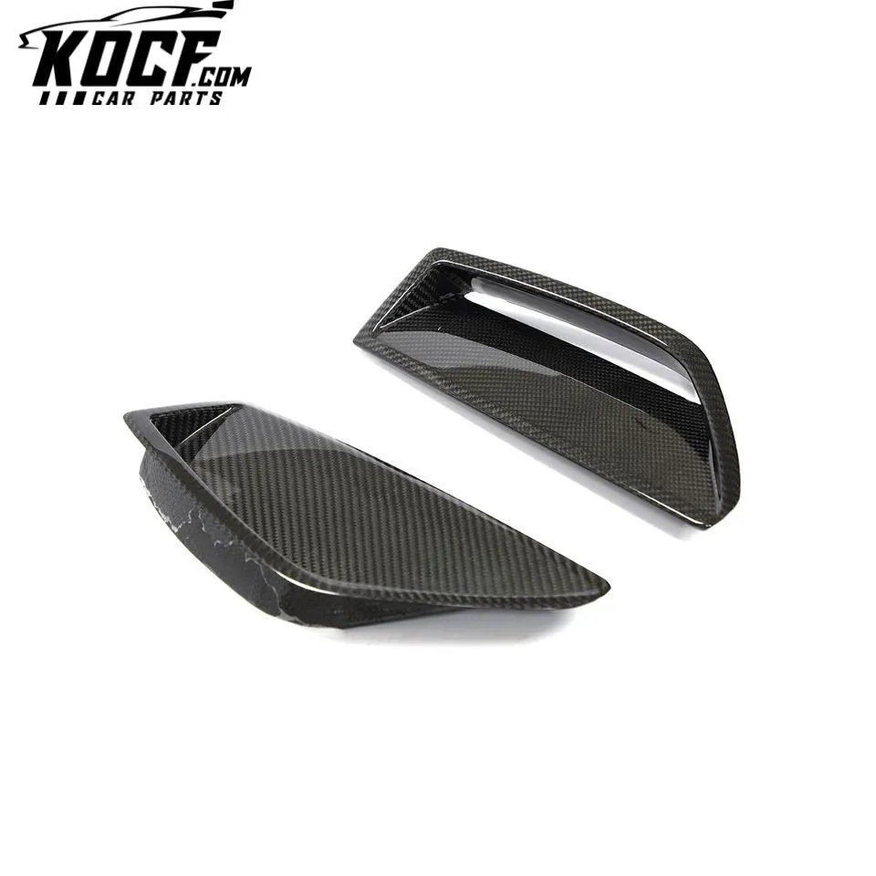 Dry Carbon Fiber RS6 Front Bumper Scoop for Audi RS6 A6 C8 Avant Wagon 4-Door 2019- 2021