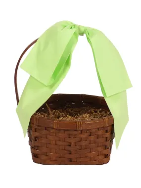 Easter Basket Bow in Green