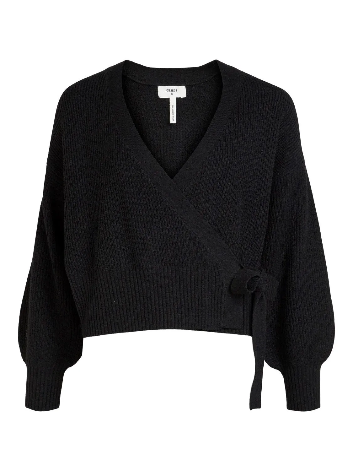 Ena Wrap Cardigan (Black)