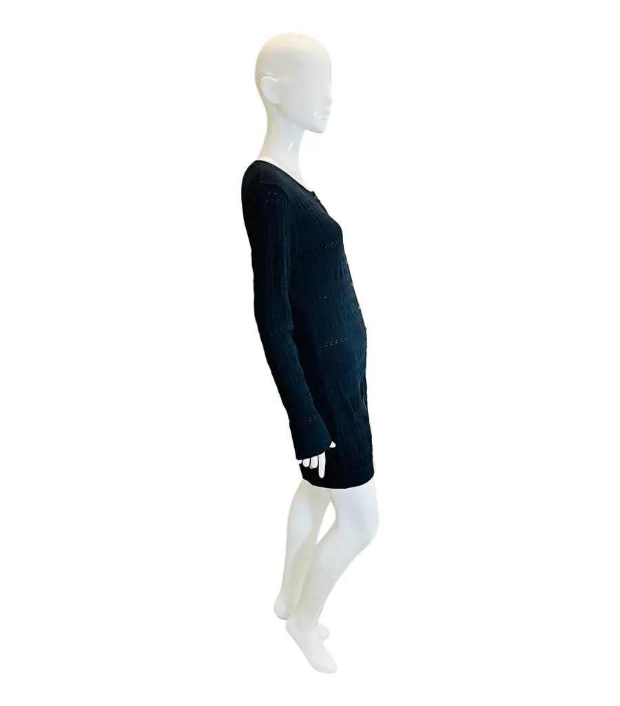 Ermanno Scervino Crochet Longline Cardigan. Size 44IT