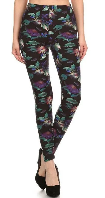 Floral Print Leggings