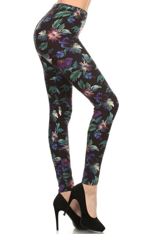 Floral Print Leggings