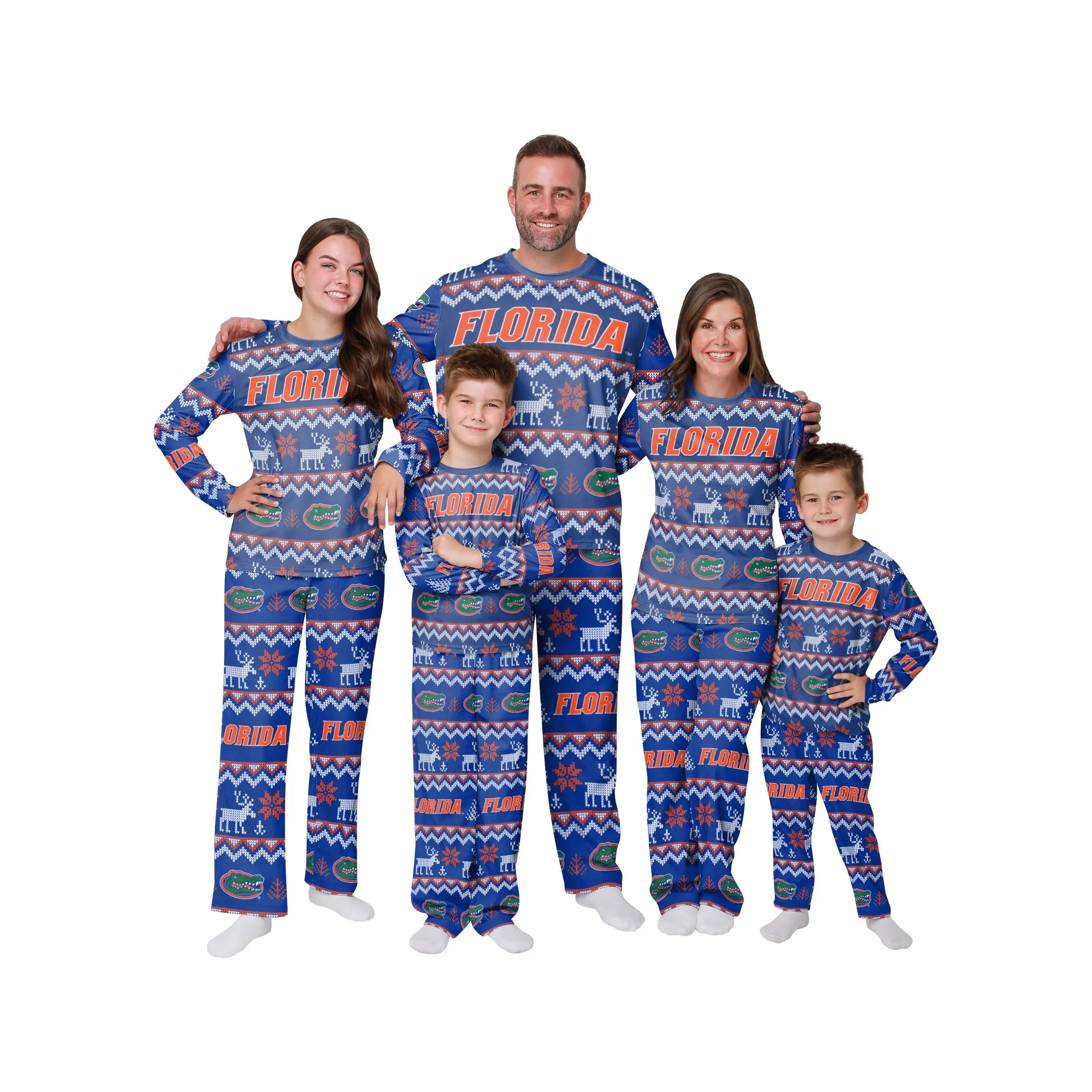 Florida Gators NCAA Ugly Pattern Family Holiday Pajamas