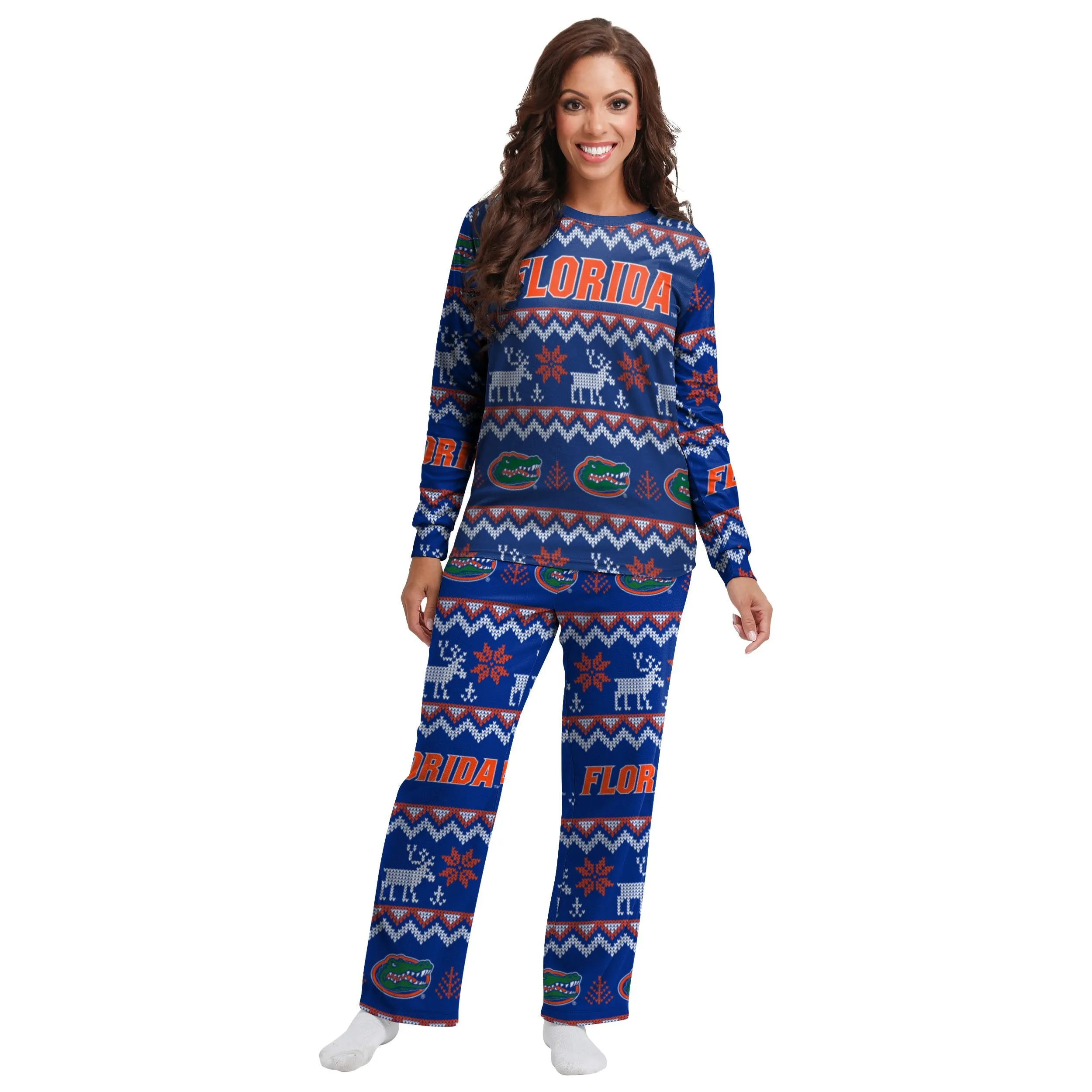 Florida Gators NCAA Ugly Pattern Family Holiday Pajamas