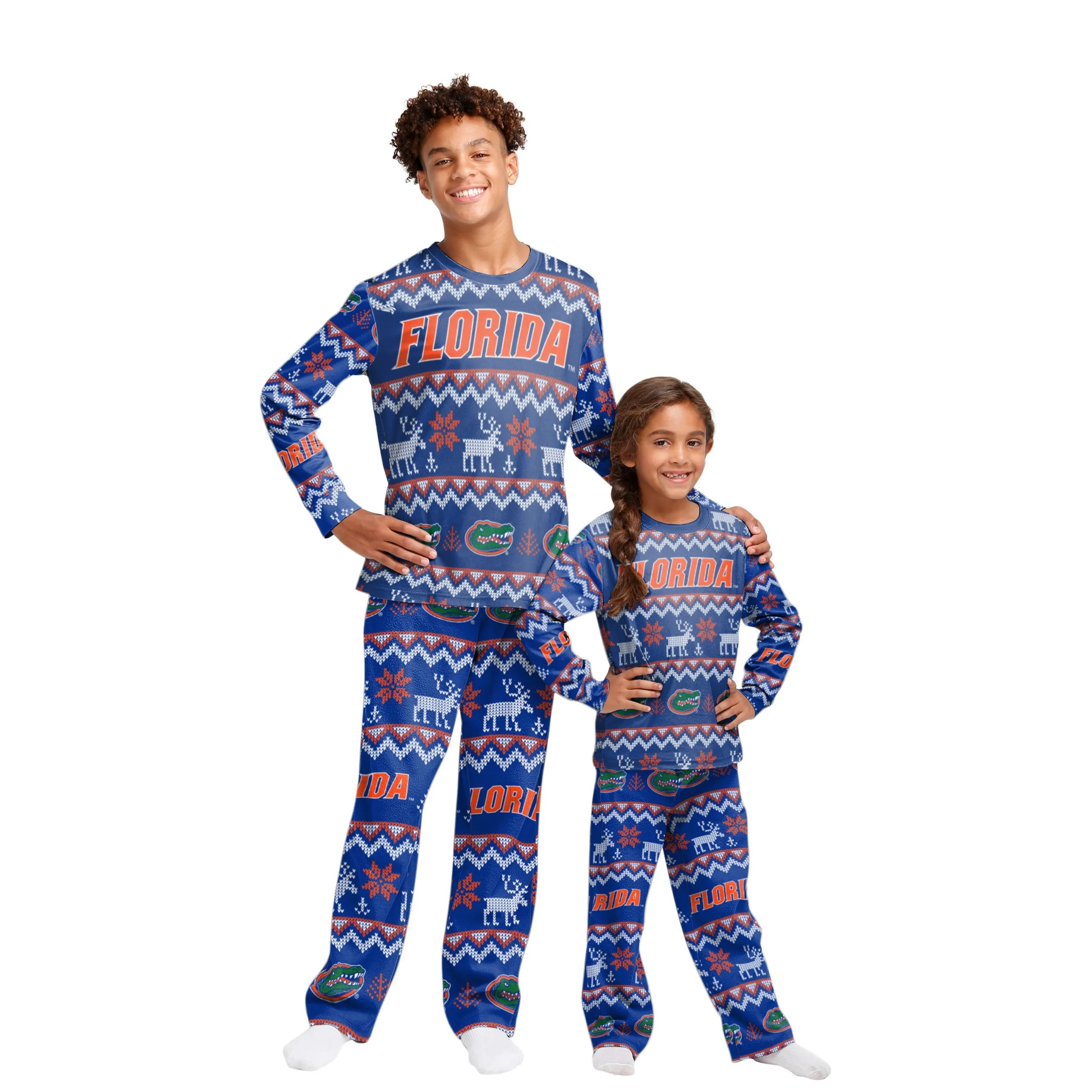 Florida Gators NCAA Ugly Pattern Family Holiday Pajamas