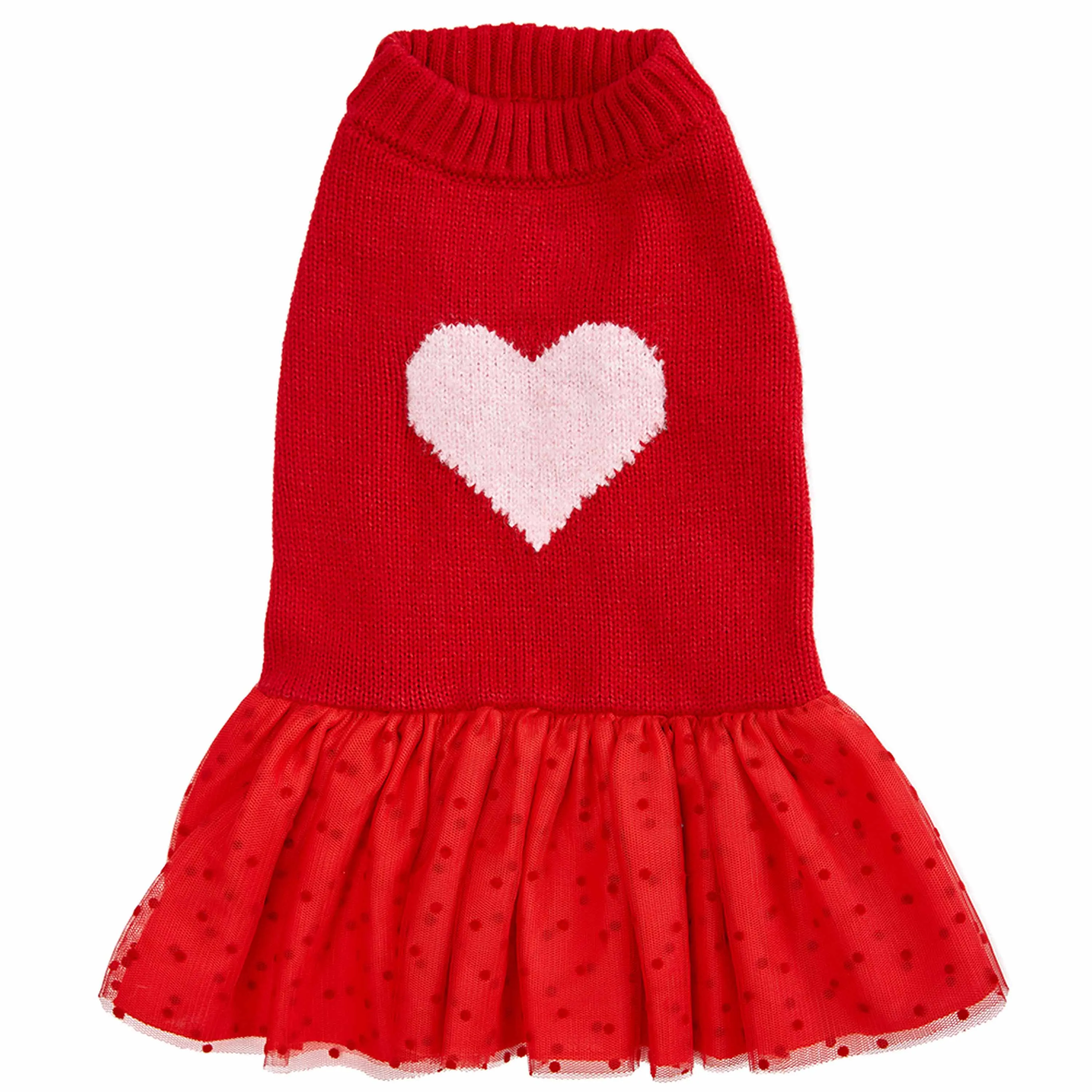 For Love of Pets - Heart Designer Dog Sweater