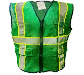 Forest Green Safety Vest, M  - SF-MEDIUM