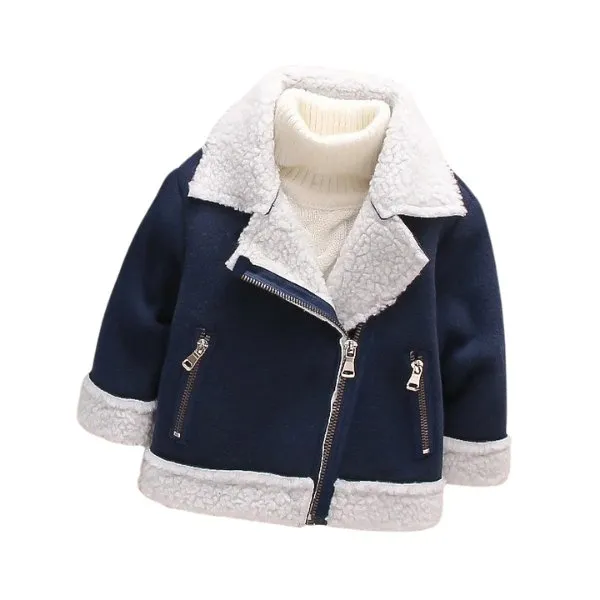 Fuzzy Hug Zipper Fleece Coat - Unisex