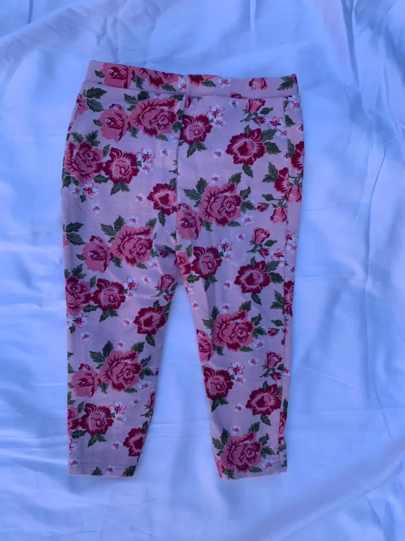 Garanimals flower girls leggings size 18months