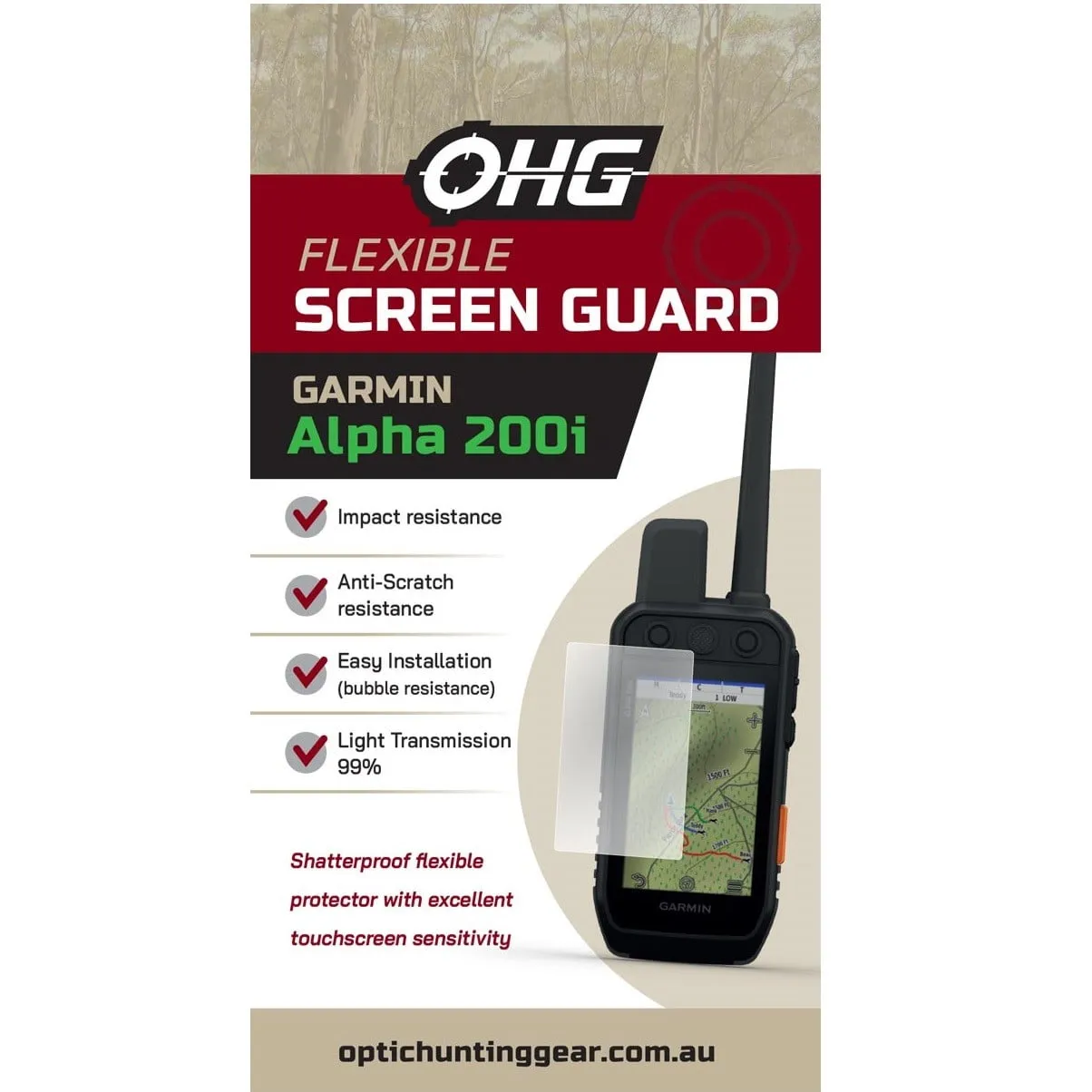 Garmin Screen Guard Alpha 200 & 300