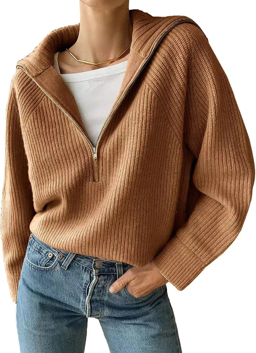 Girlary-shop casual dinner outfit fall Style Knitted Top Short Coat Women's Personalized Fashion Trendy Sweater