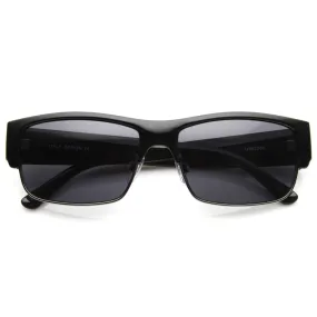 Half Frame Performance Rectangle Sunglasses