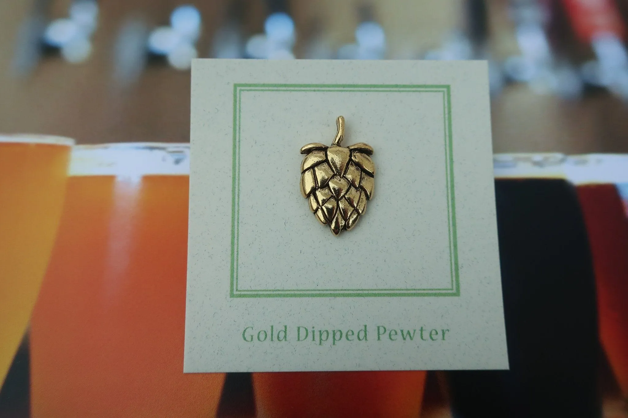 Hops Gold Lapel Pin