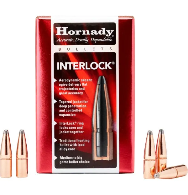 Hornady 7mm 139gr Interlock SP Projectiles