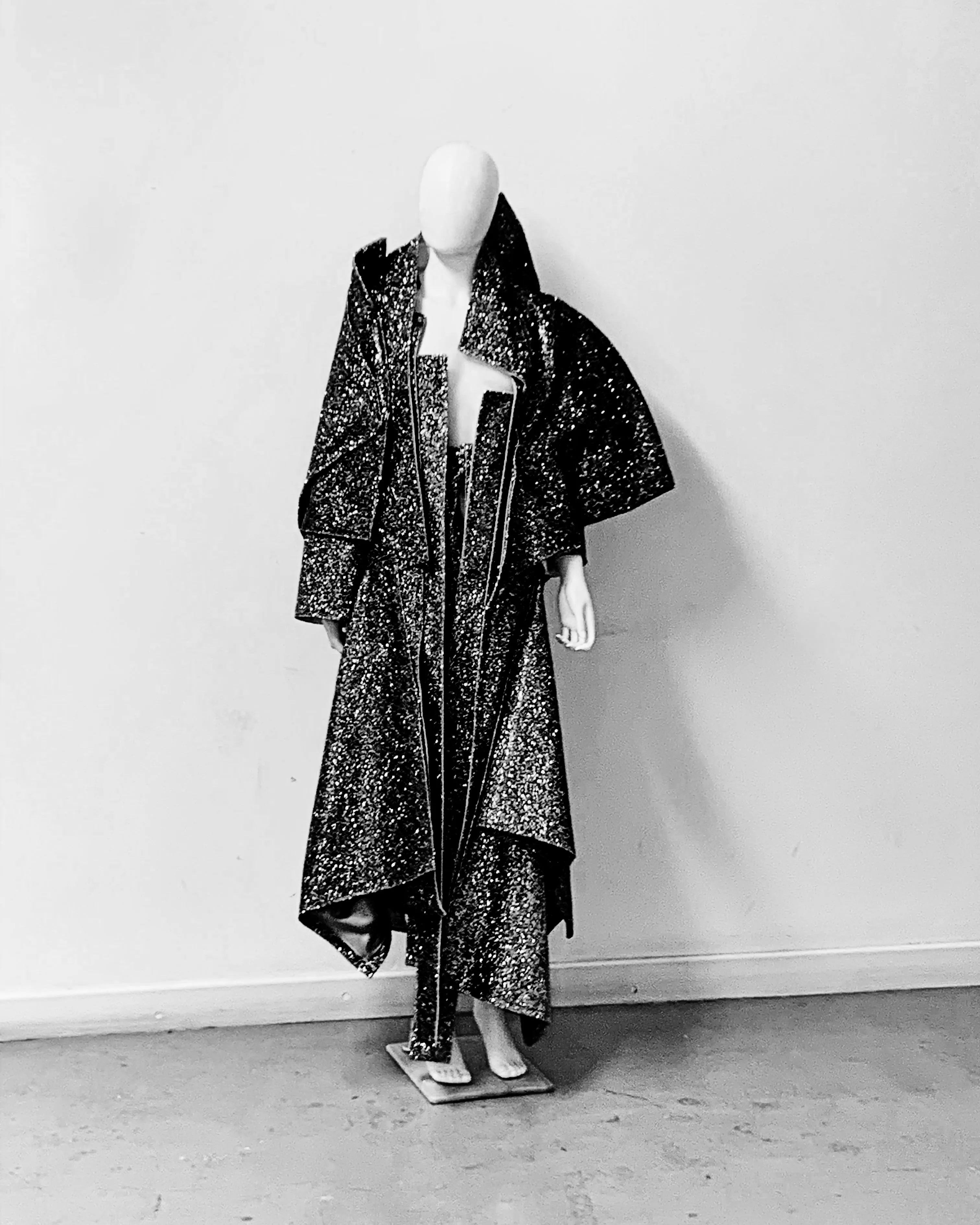 Jivomir Domoustchiev Reimagined Star Glitter Coat