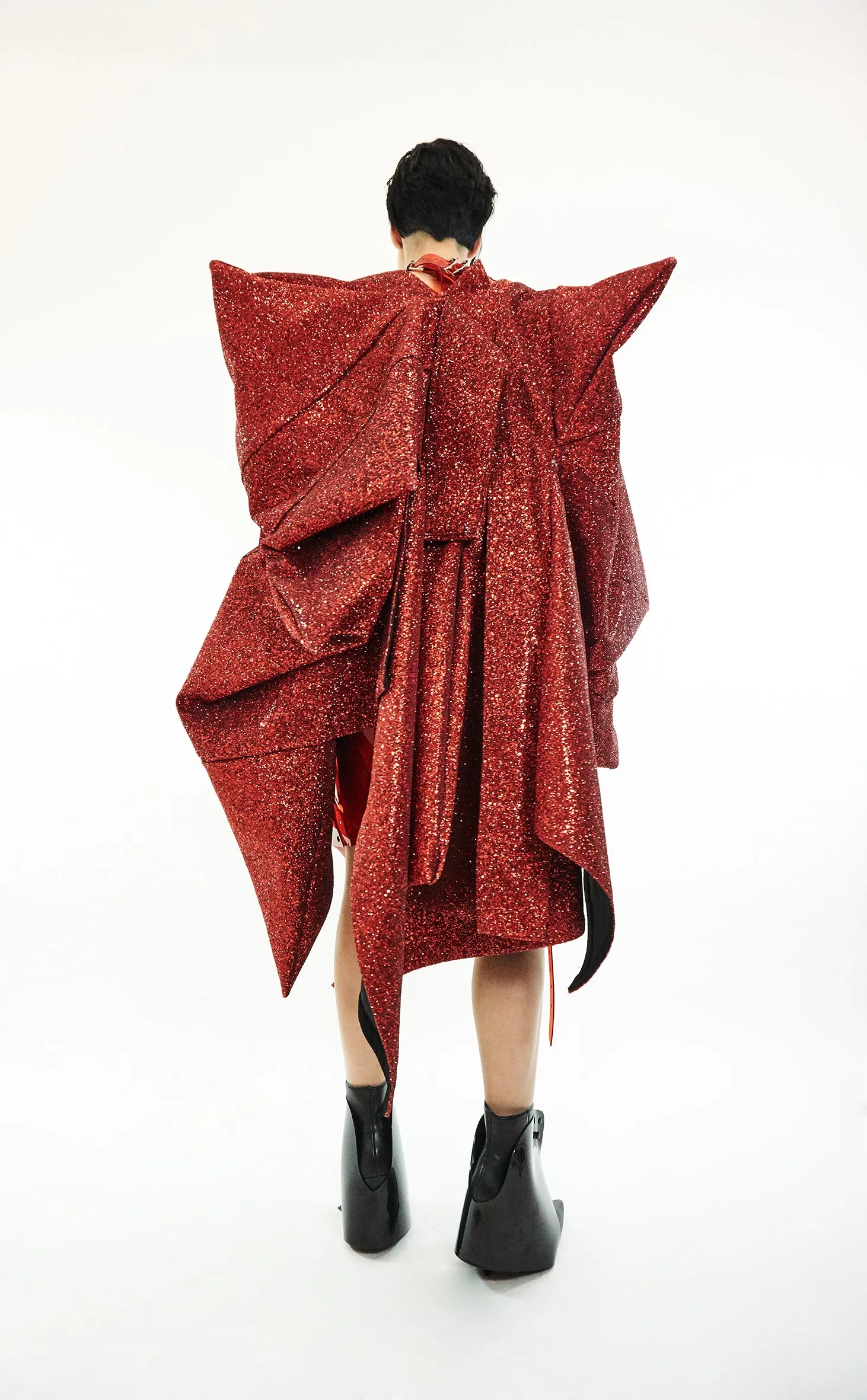 Jivomir Domoustchiev Reimagined Star Glitter Coat