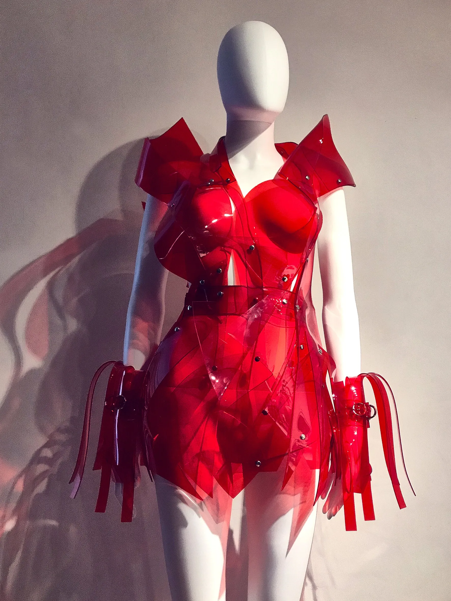 Jivomir Domoustchiev Vinyl sculpture Art dress