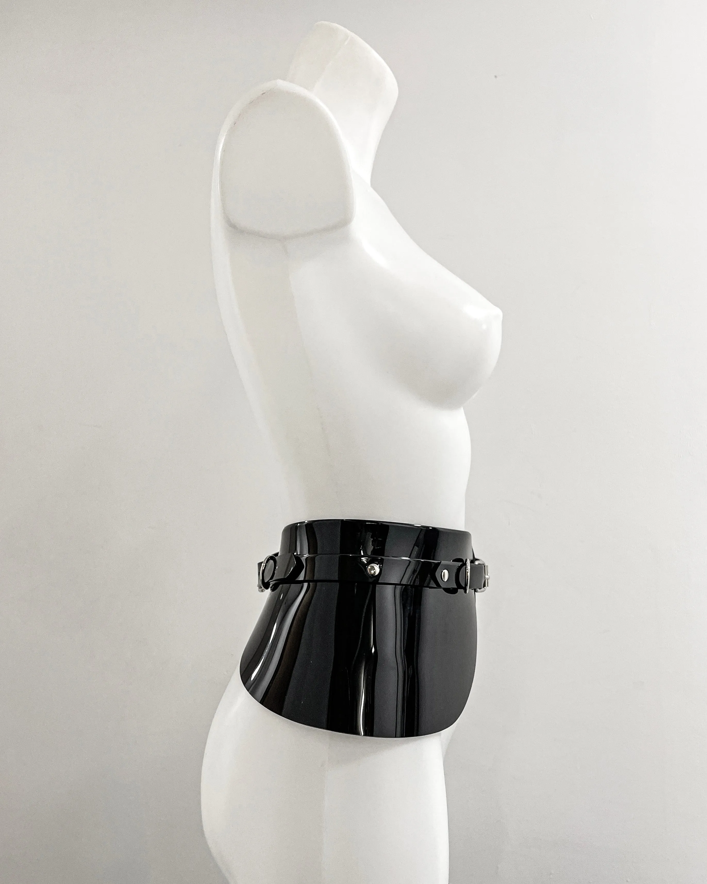 JIVOMIR DOMOUSTCHIEV X JULIEN MCDONALD  Hipster Peplum Cinch Belt