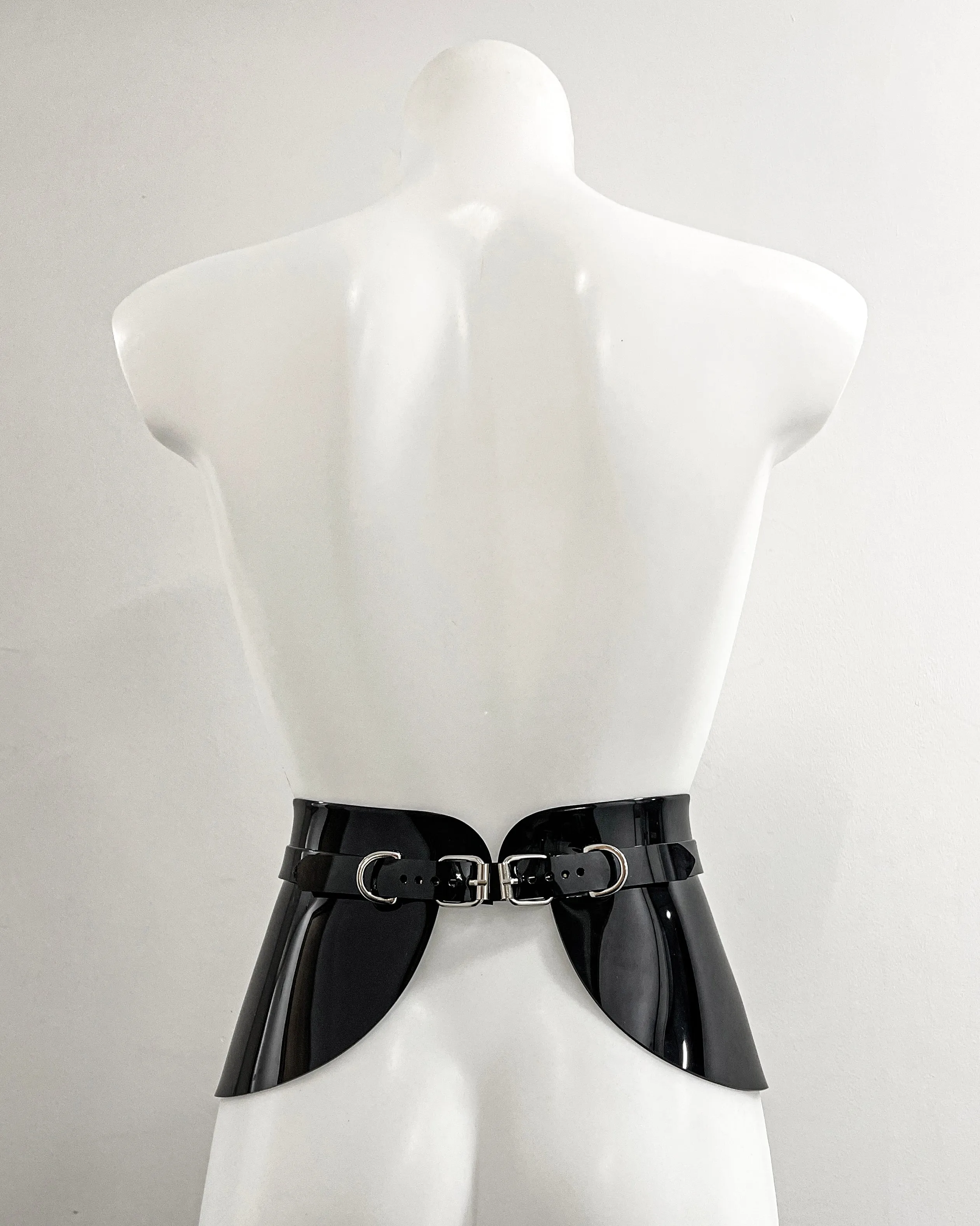 JIVOMIR DOMOUSTCHIEV X JULIEN MCDONALD  Hipster Peplum Cinch Belt