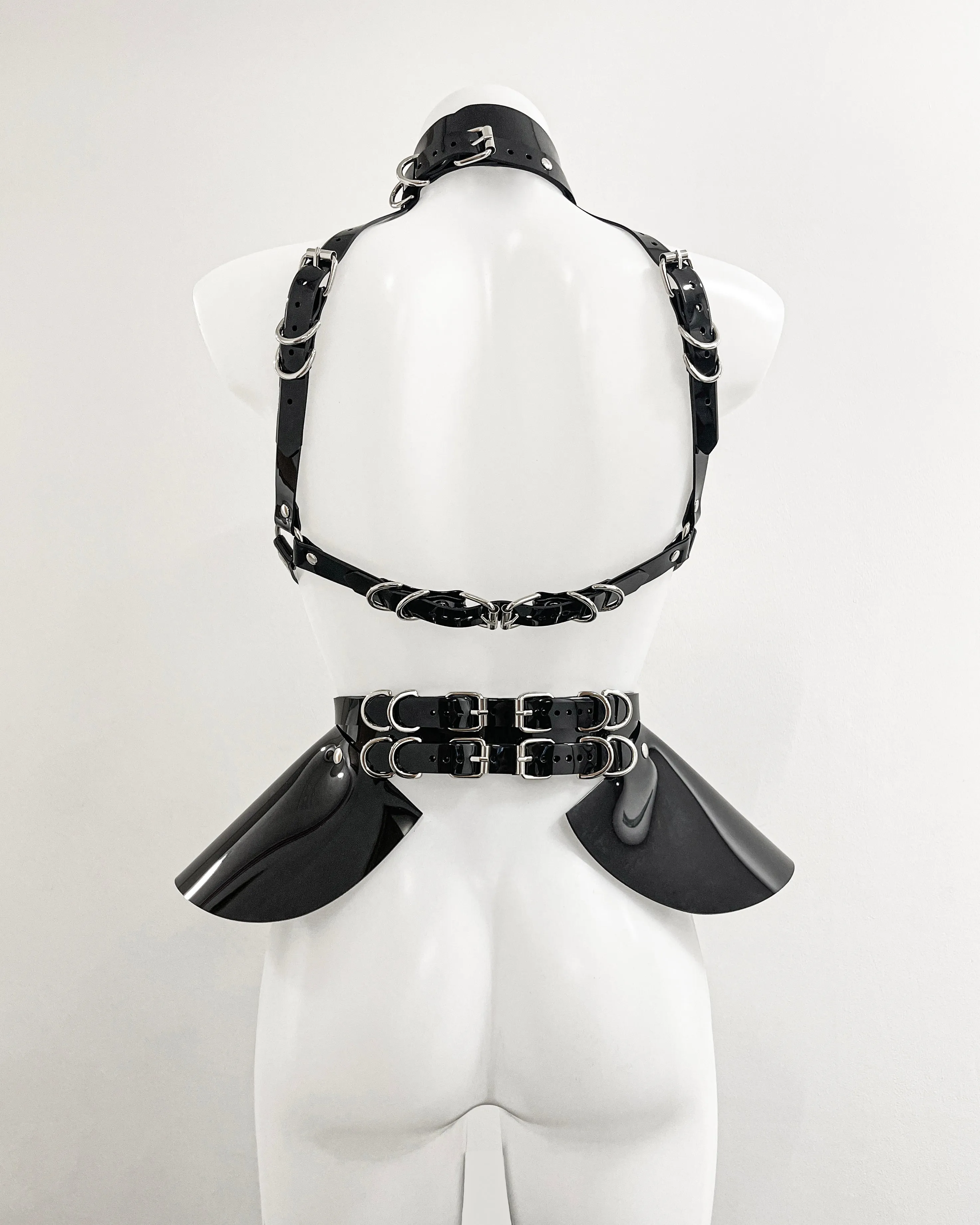 JIVOMIR DOMOUSTCHIEV X JULIEN MCDONALD Multi Buckle Sculpture Harness