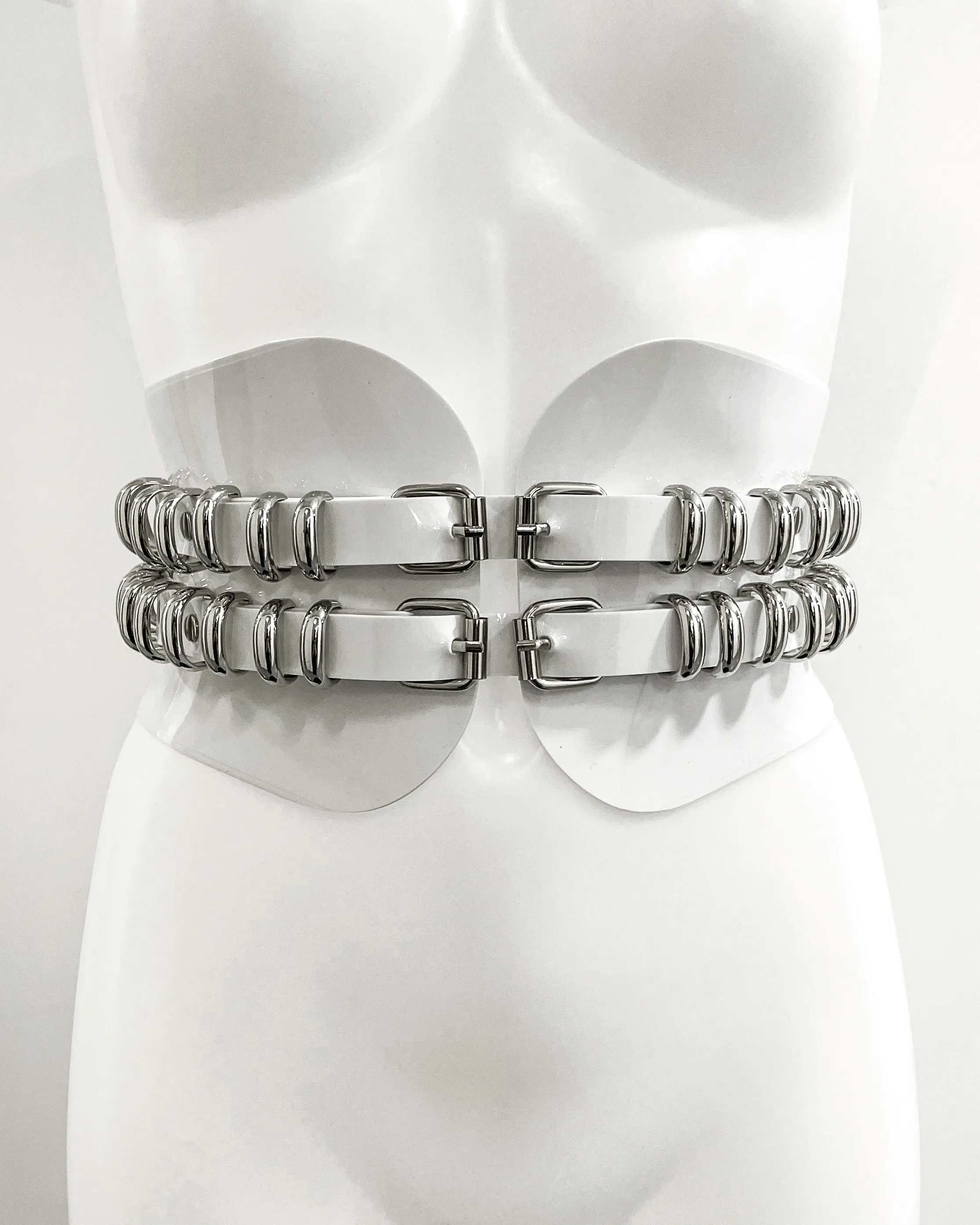 JIVOMIR DOMOUSTCHIEV X JULIEN MCDONALD MULTI RING SADLE BELT