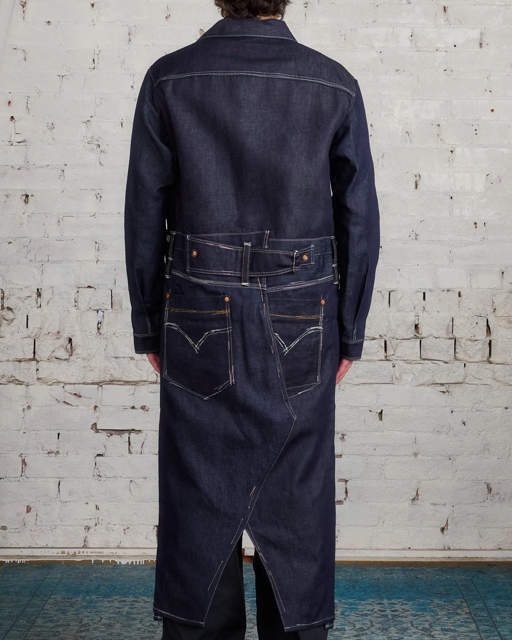 Junya Watanabe MAN Levi's Combination Long Coat Indigo