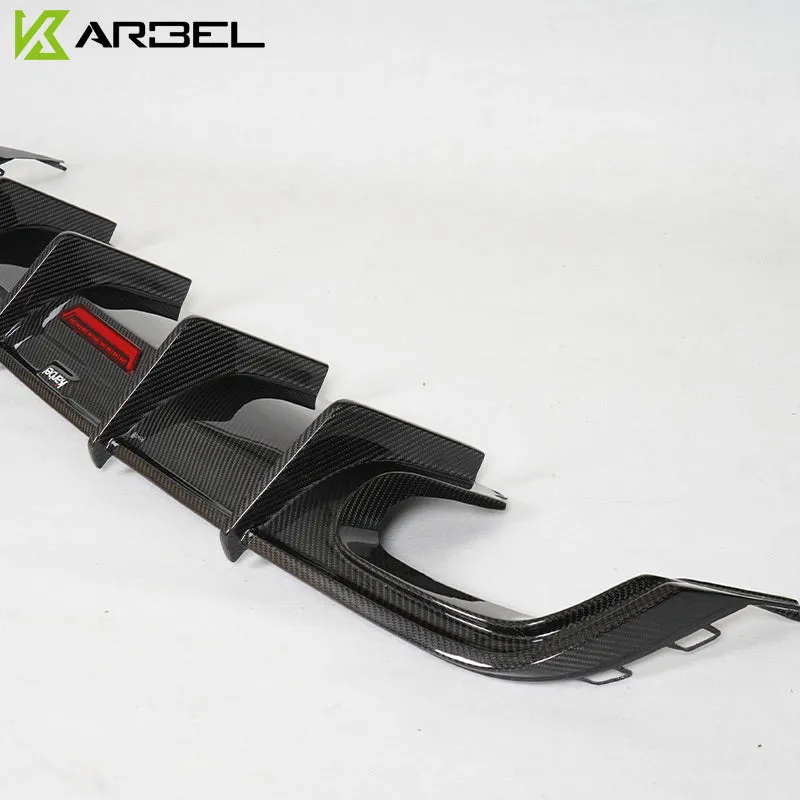 Karbel Carbon Dry Carbon Fiber Rear Diffuser for Audi S6 & A6 S-Line & A6 Avant 2016-2018 C7.5