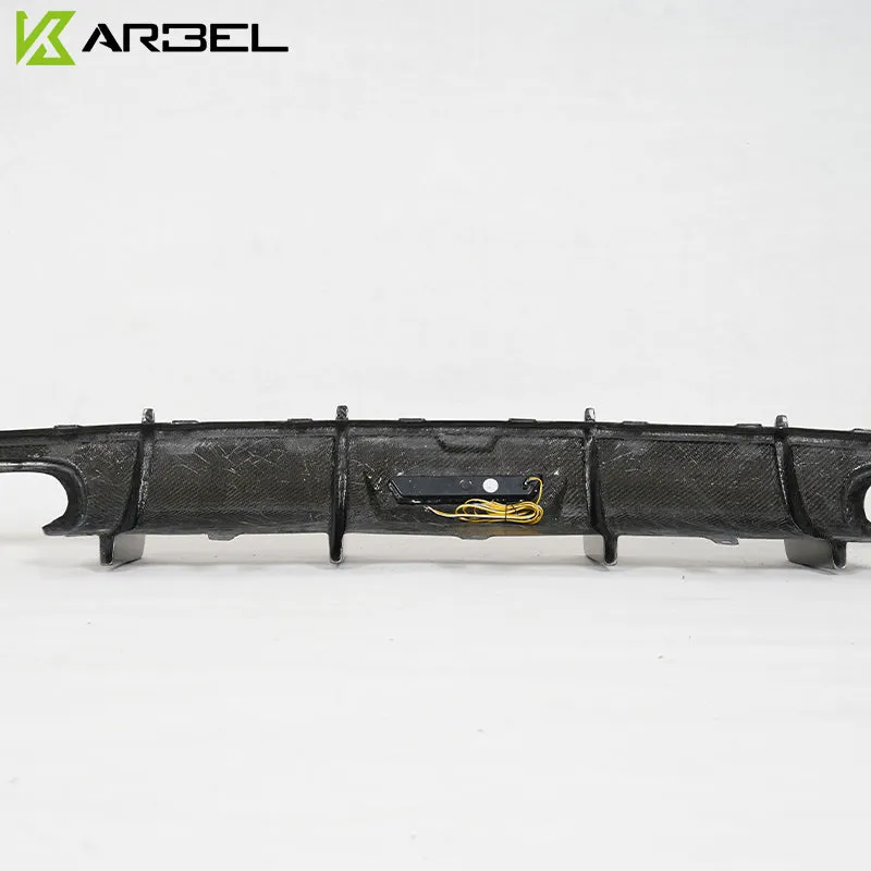 Karbel Carbon Dry Carbon Fiber Rear Diffuser for Audi S6 & A6 S-Line & A6 Avant 2016-2018 C7.5