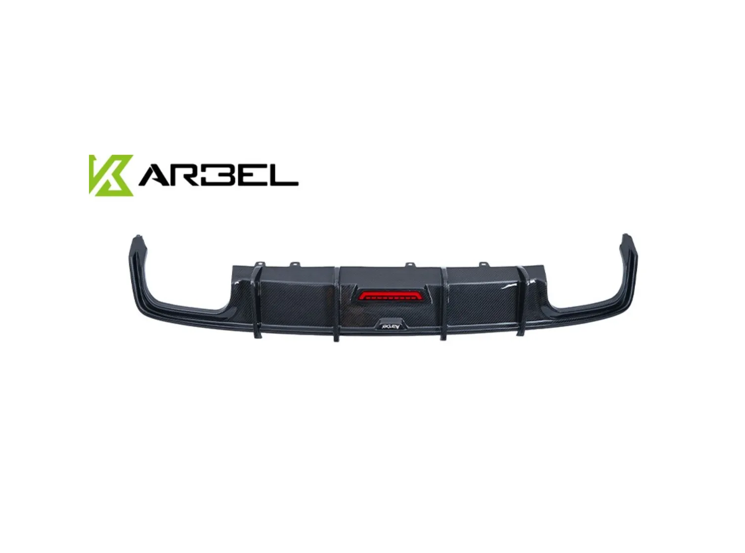 Karbel Carbon Dry Carbon Fiber Rear Diffuser for Audi S6 & A6 S-Line & A6 Avant 2019-ON C8