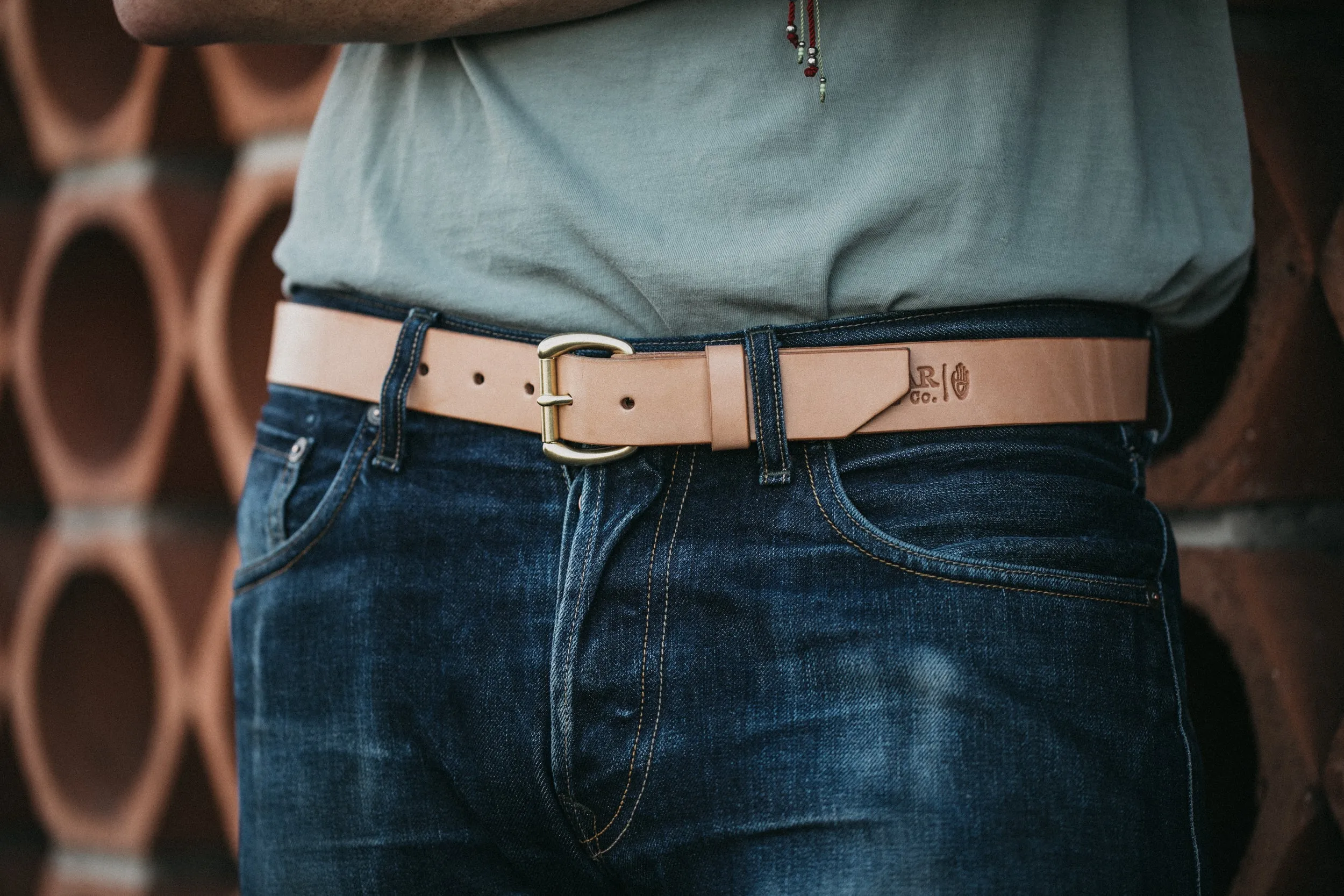 Keeper Brass Belt 1.25" RAW