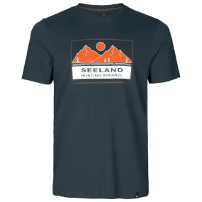 Kestrel T-Shirt - Dark Navy by Seeland