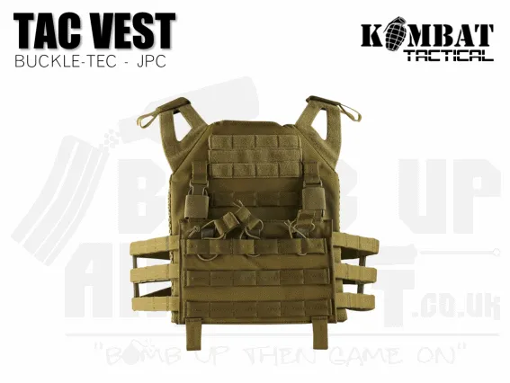 Kombat UK Buckle-Tek JPC Tac Vest - Coyote