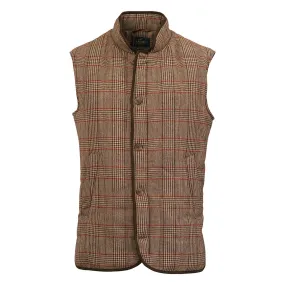 Laksen Cavendish Tweed Quilted Shooting Vest