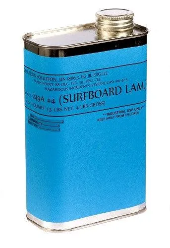 Laminating Surfboard Resin W/Brightener - 1 Quart