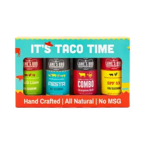 Lanes Small 4 Rub Gift Pack - Taco Themed