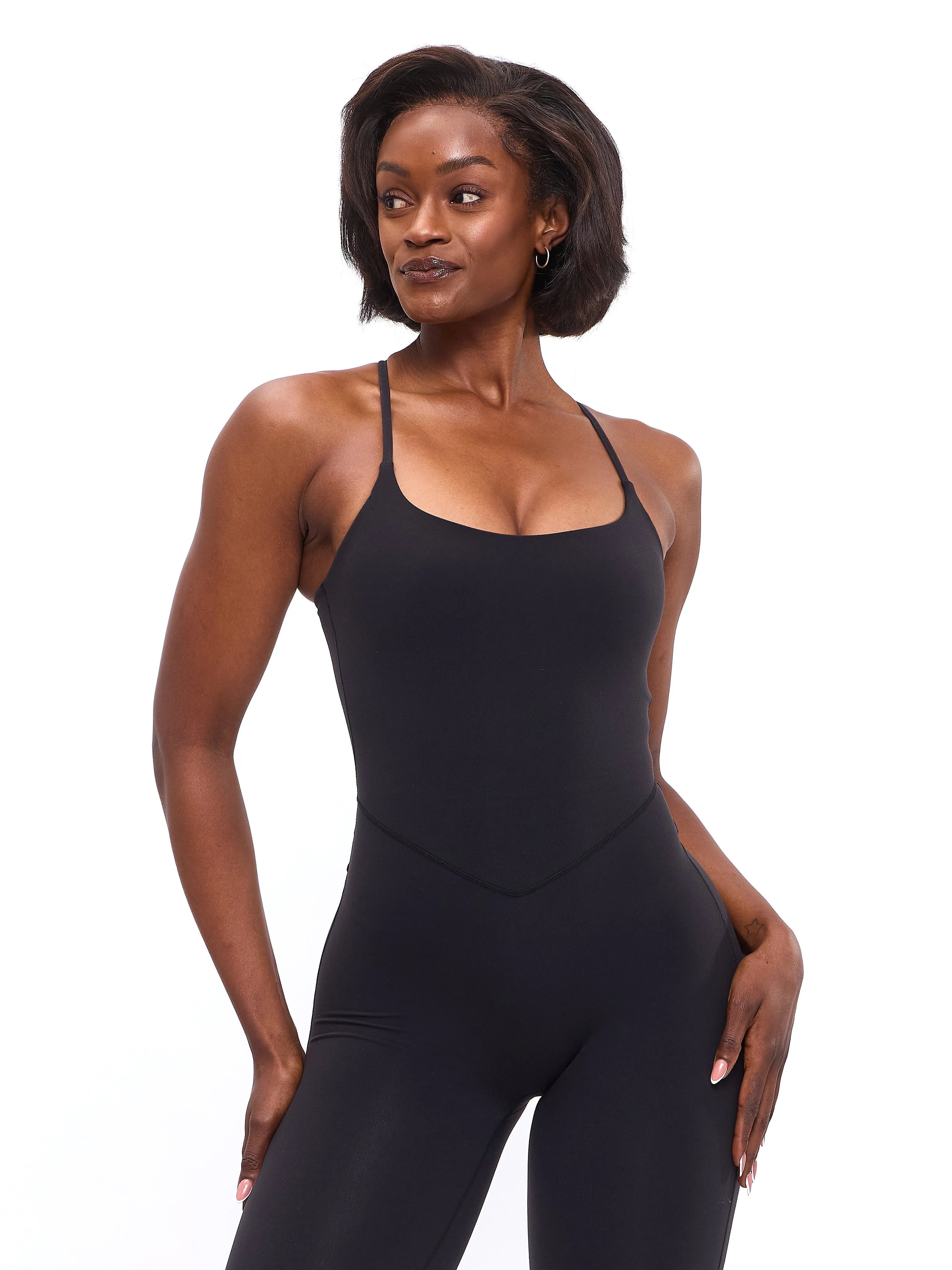 Legacy Flare Bodysuit - Onyx Black