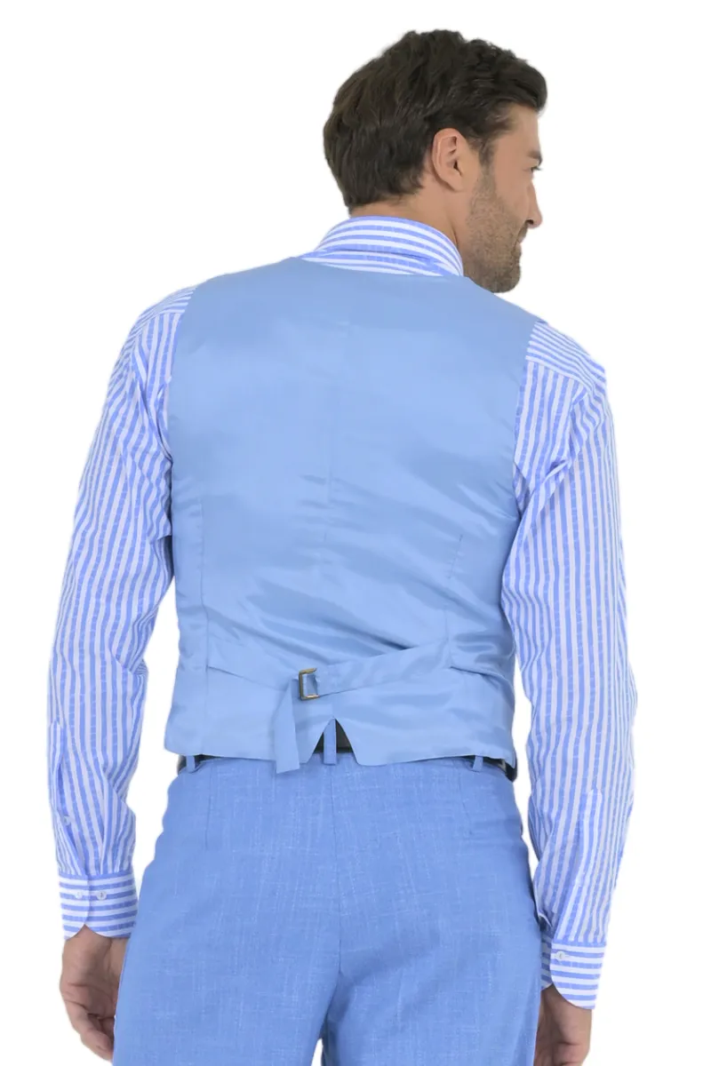 Light Blue Men's Tango Vest