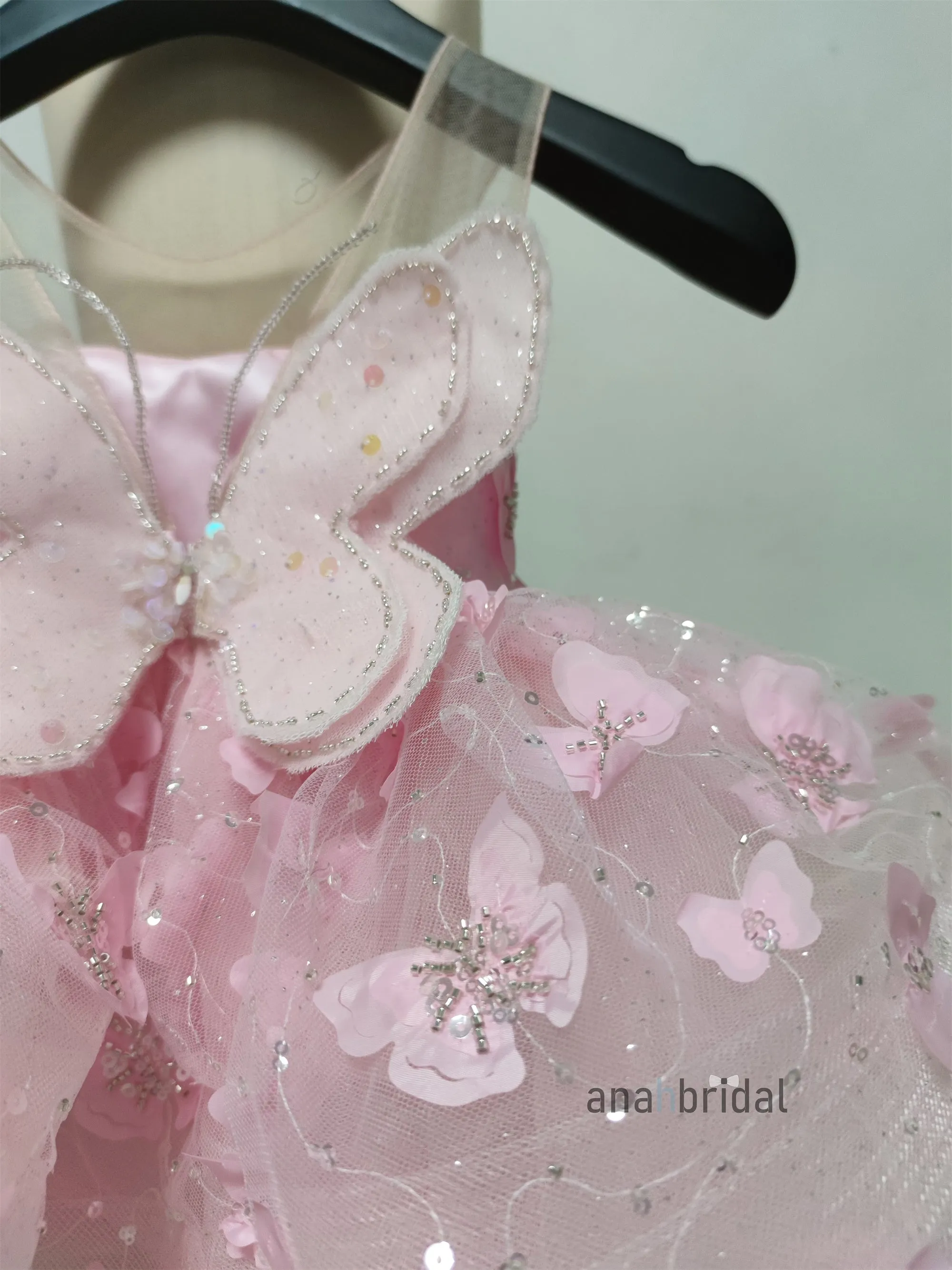 Light Pink Girls Party Dress/Flower Girl Dress