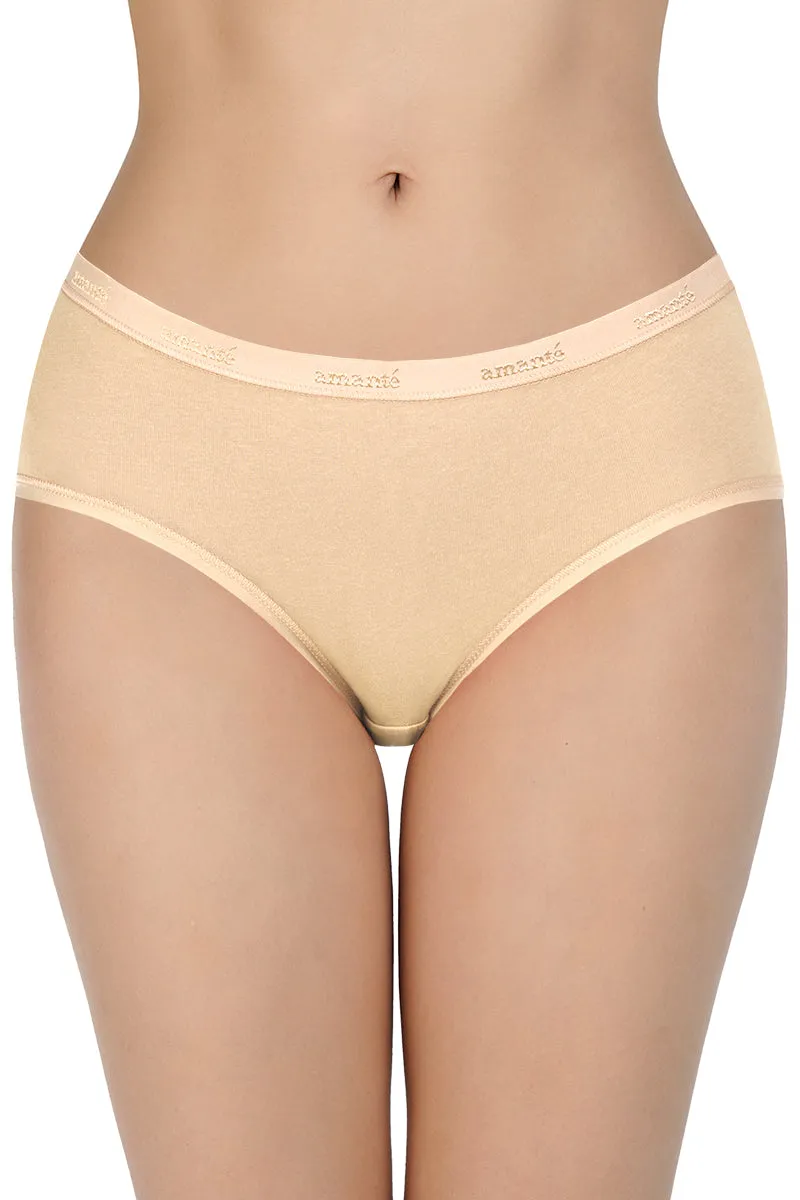 Low Rise Solid Hipster Panties (Pack of 3)