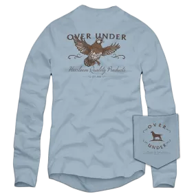 L/S Heirloom Quail T-Shirt Skyride