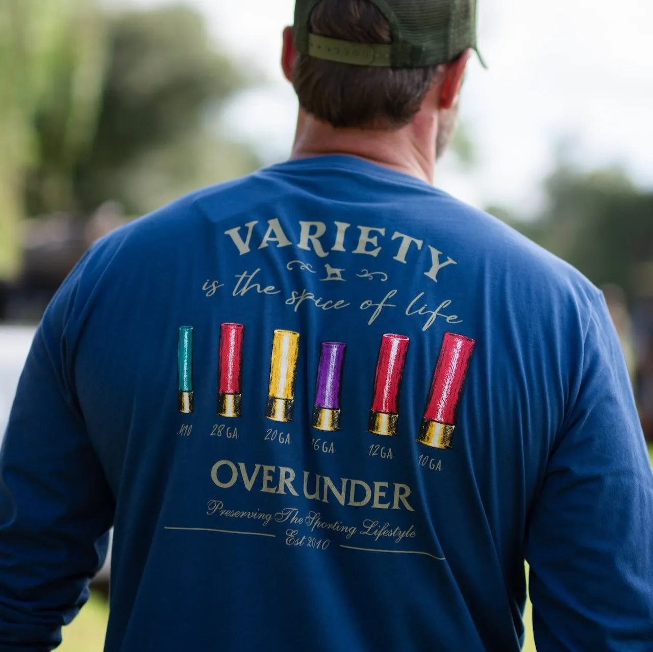 L/S Variety is the Spice of Life T-Shirt Navy