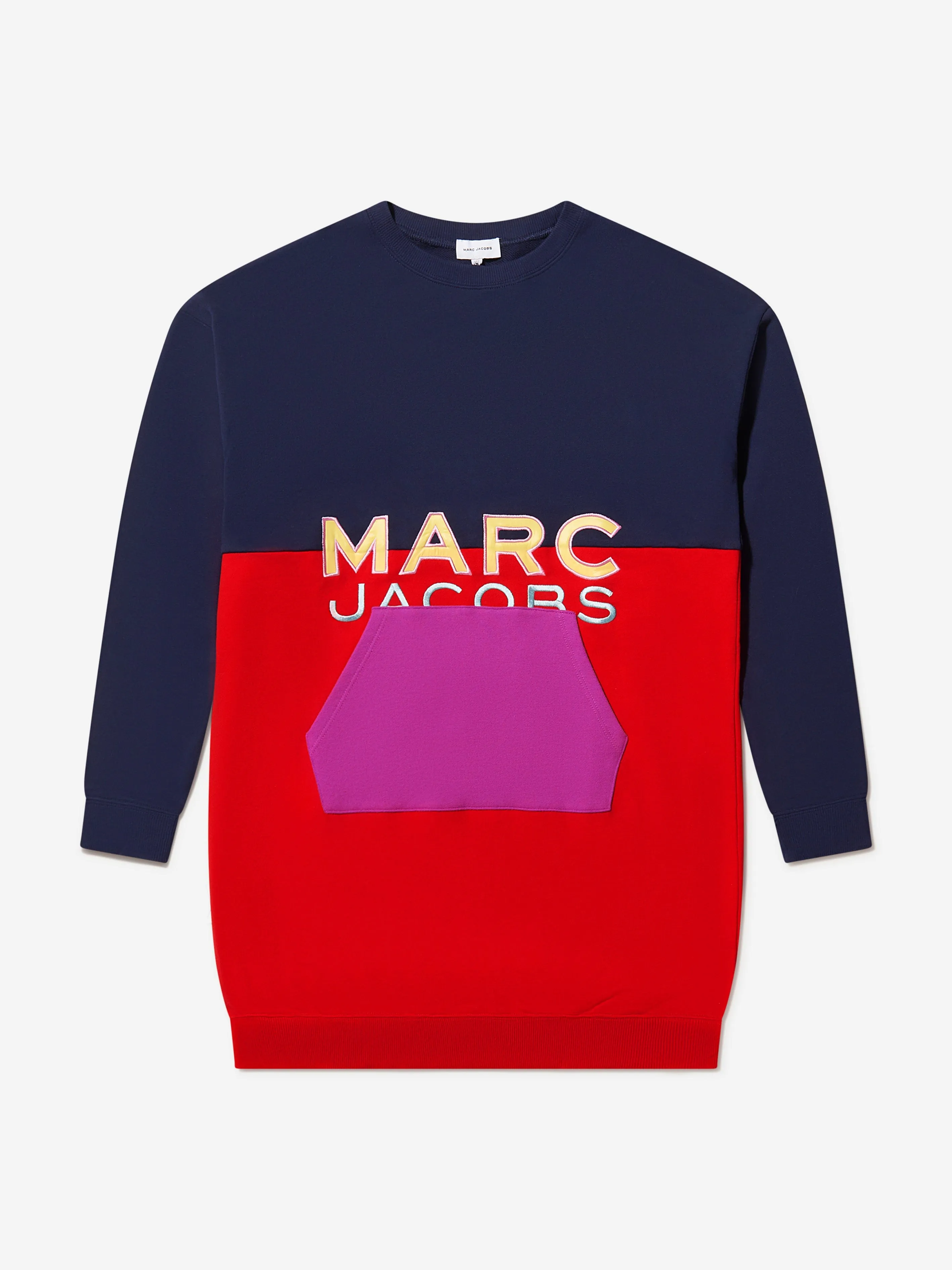 MARC JACOBS Girls Embroide Logo Sweater Dress