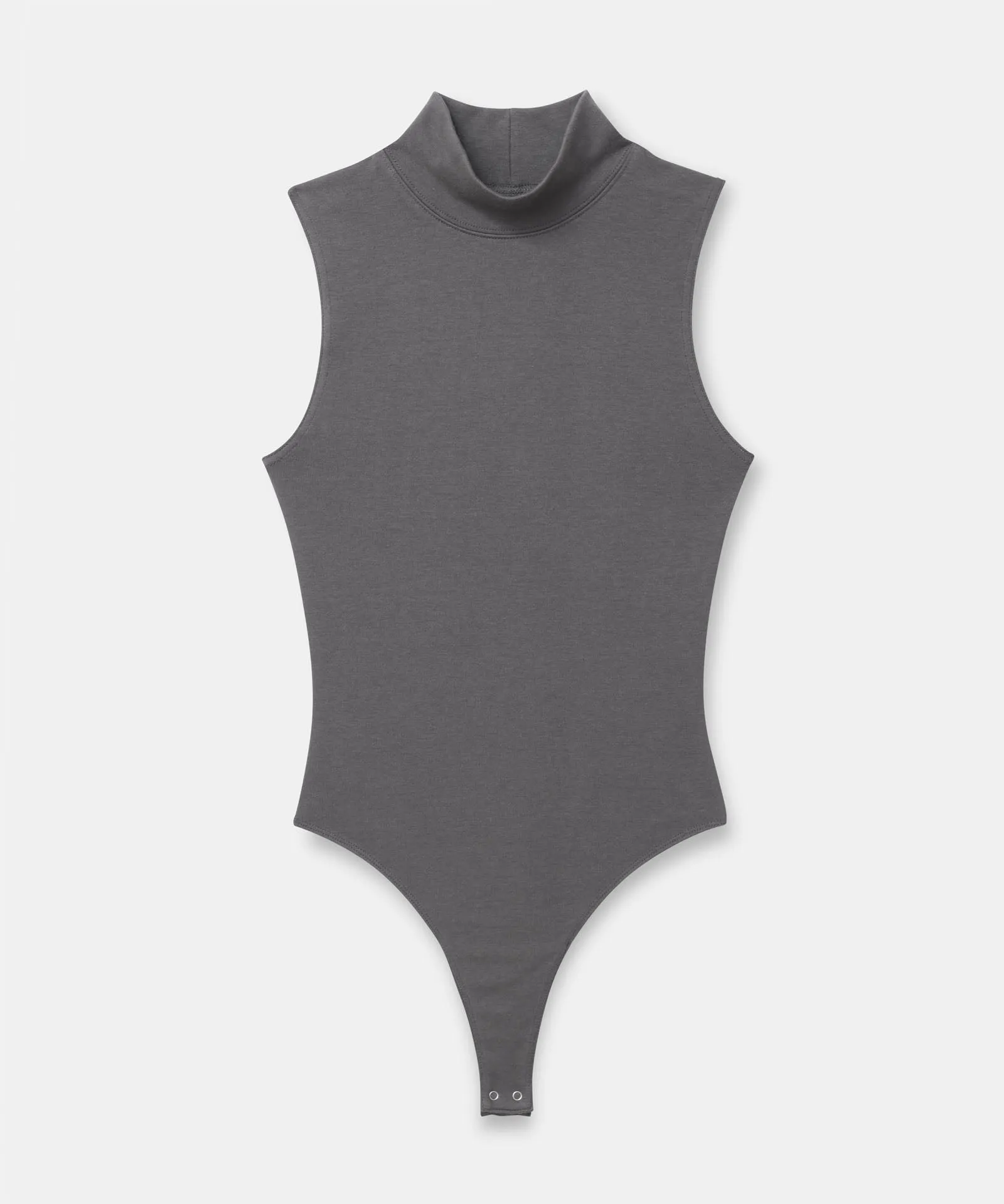 Modal Cashmere Sleeveless Mockneck Bodysuit