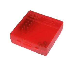 MTM Pistol Box 100 Round Red 9MM